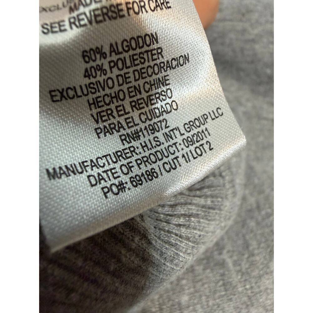 Disney Cars 2 Special Agent Mater Sweatshirt Size 12 Mo Gray - Picture 6 of 6